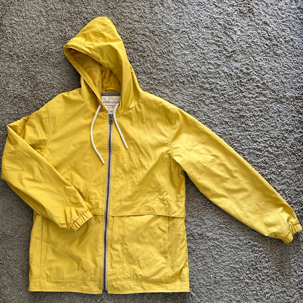 Weatherproof rain jacket